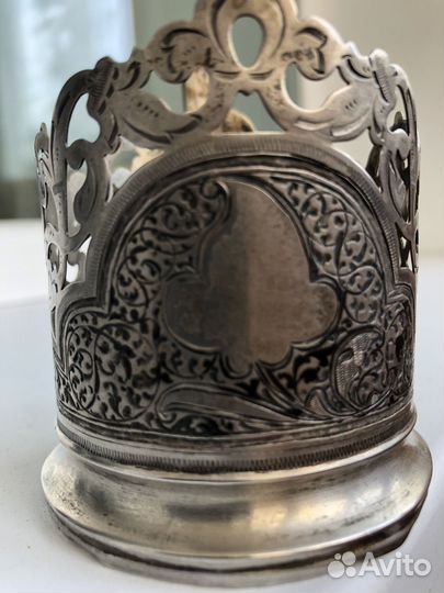 Подстаканник серебро Кубачи СССР