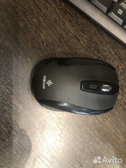 Клавиатура dexp KM 1001 BU + беспроводная мышь