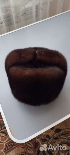 Норковая шапка мужская