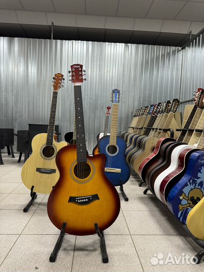 Гитара акустическая + чехол