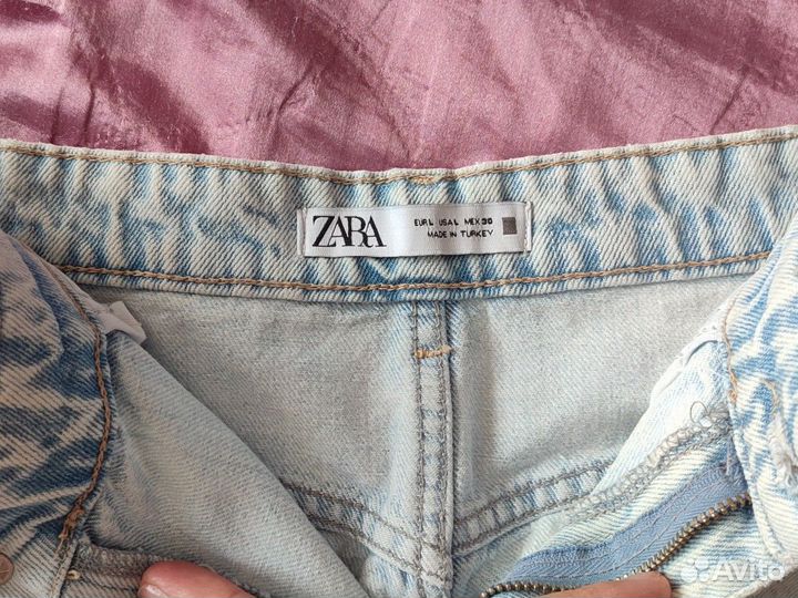 Юбка джинсовая zara L