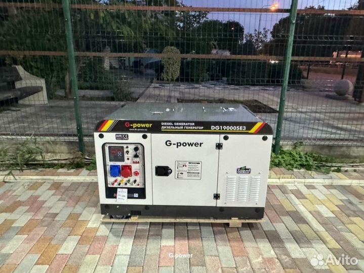 Дизельный генератор 16 kW G-power DG19000SE3 три ф