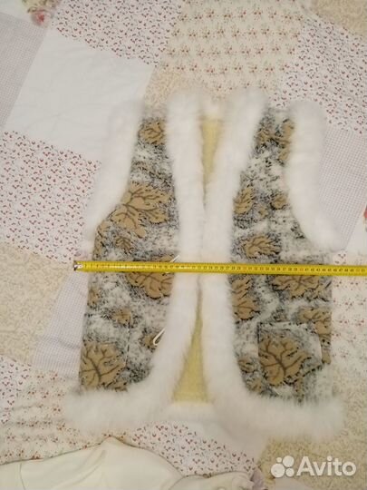 Безрукавка для девочки овчина