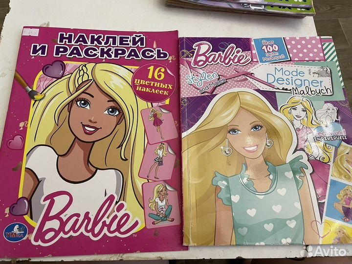 Журналы barbie, раскраски