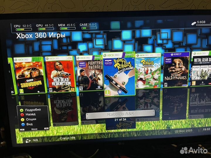 Xbox 360 + 35 игр