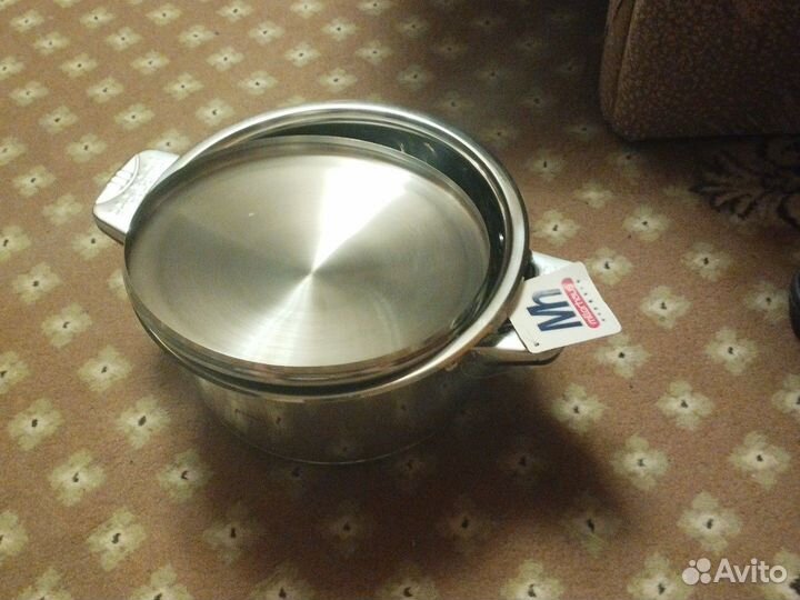 Кастрюля Millerhaus из нержавейки новая 5.5 литров