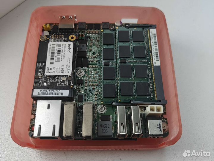 Плата Intel NUC DCP847SKE,Мини пк, 8Gb RAM, SSD