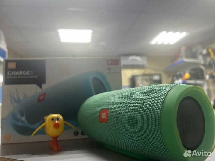 Портативная колонка JBL Charge 3, Бирюзовый