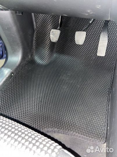 Ева коврики 3Д с бортом и багажник