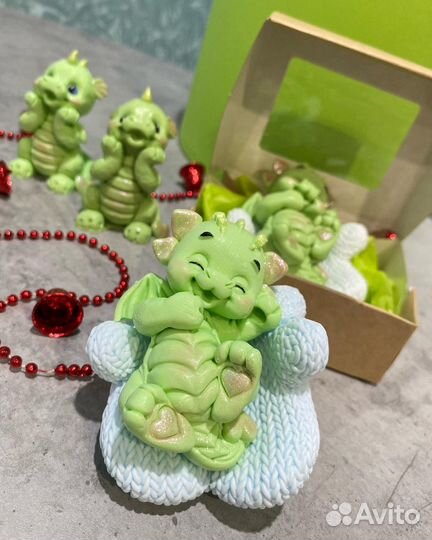 Мыло ручной работы. Драконы из мыла