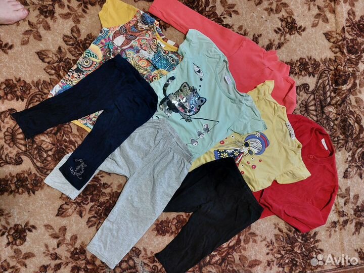 Детские вещи пакетом на девочку 98 104
