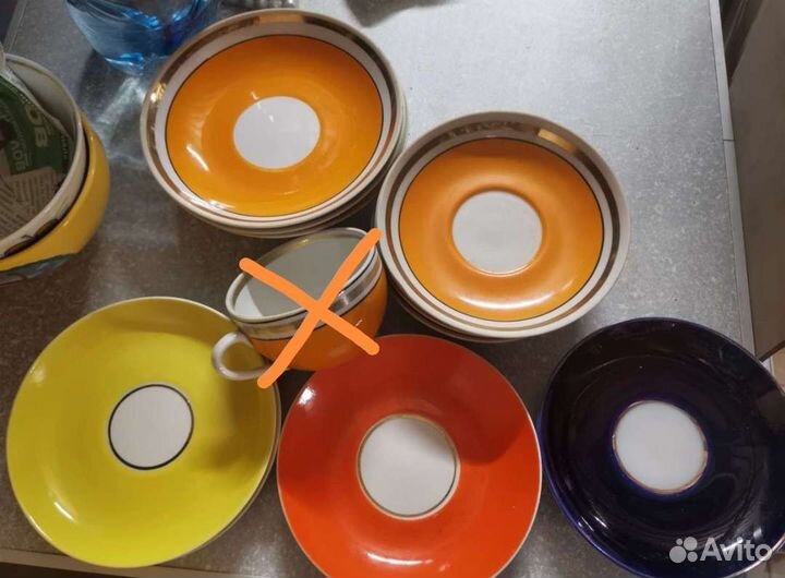 Блюдце СССР. Чайный сервиз. Чайный набор