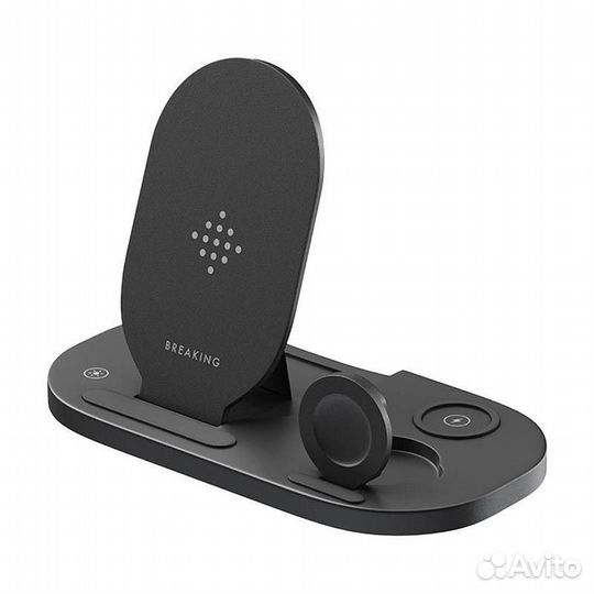 Беспроводная зарядка для iPhone 3 в 1 Breaking