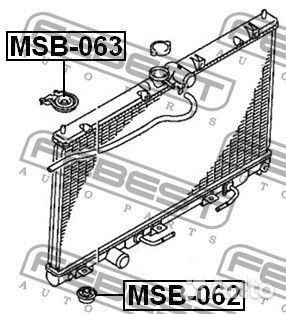 Втулка крепления радиатора