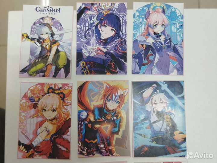 Наклейки Genshin Inmpact и др