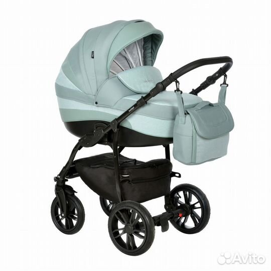 Коляска 2в1 indigo Indigo 03 шалфей