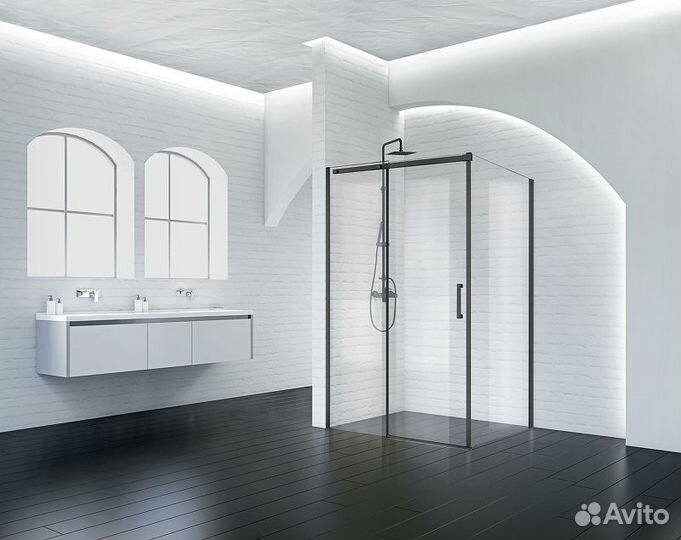 Душ. поддон BelBagno black 150х90 acqua-ah-1-150