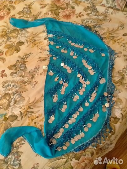 Косынка для танца-живота со звенящими монетками