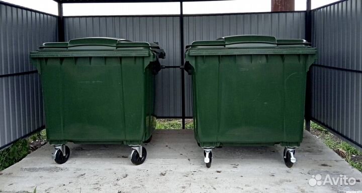 Пластиковый контейнер 1100л