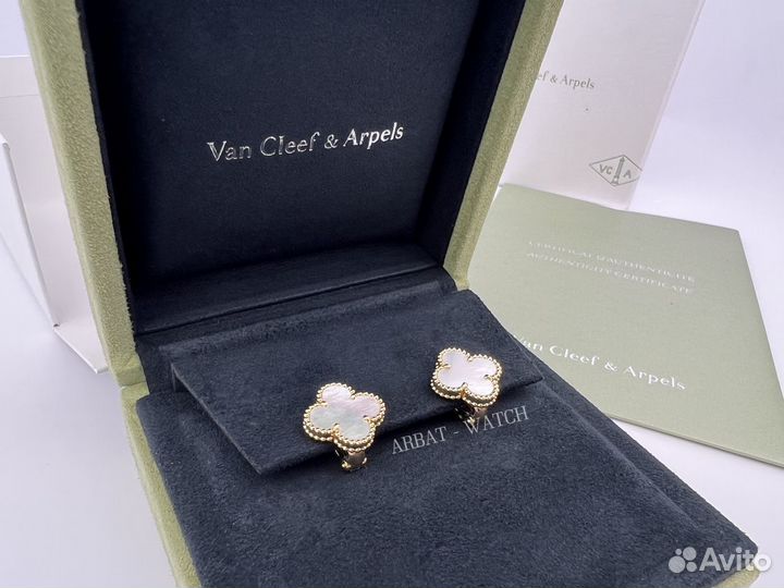 Серьги Van Cleef & Arpels Vintage Alhambra Pearl