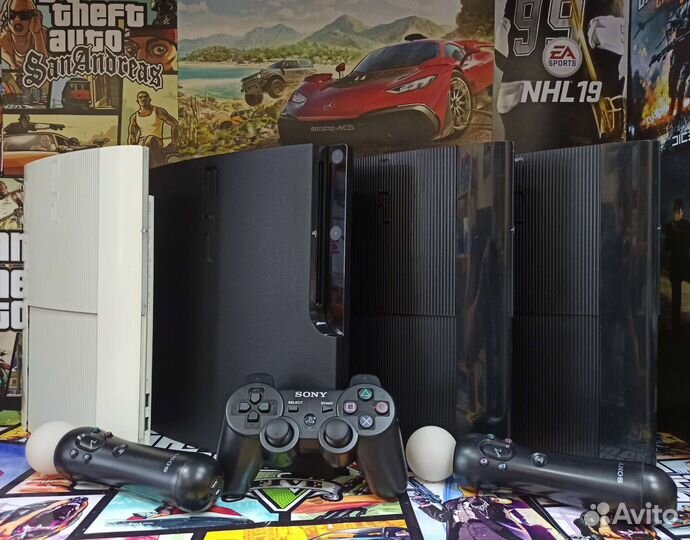 Sony Playstation 3 Slim/SuperSlim С Играми