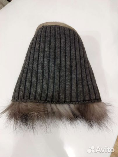 Шапка женская чернобурка