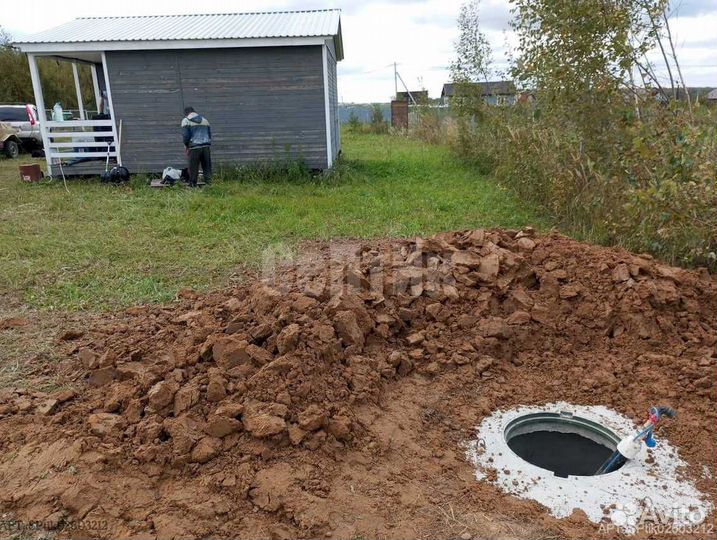 Септик из бетонных колец под ключ канализация