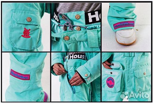 Горнолыжные штаны унисекс houstenbos размер М и L