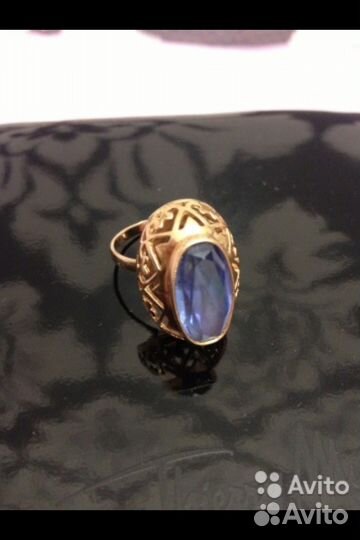 Кольцо с корундом СССР 5,92 гр