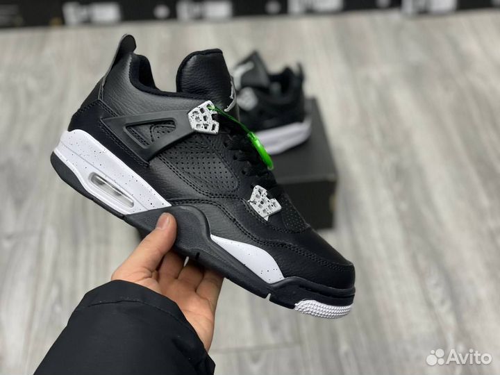 Кроссовки Air Jordan 4 Black Oreo (41-45)