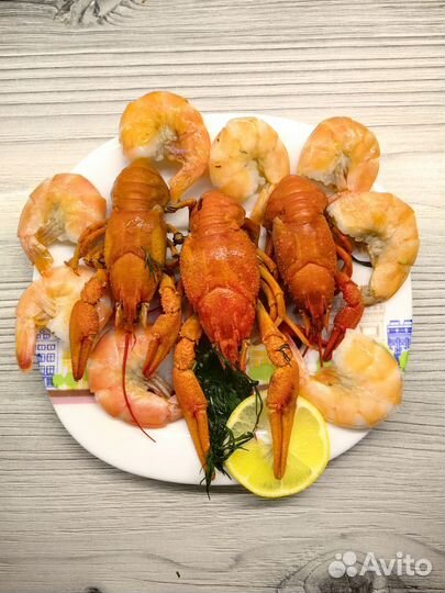 Сет раки + креветки