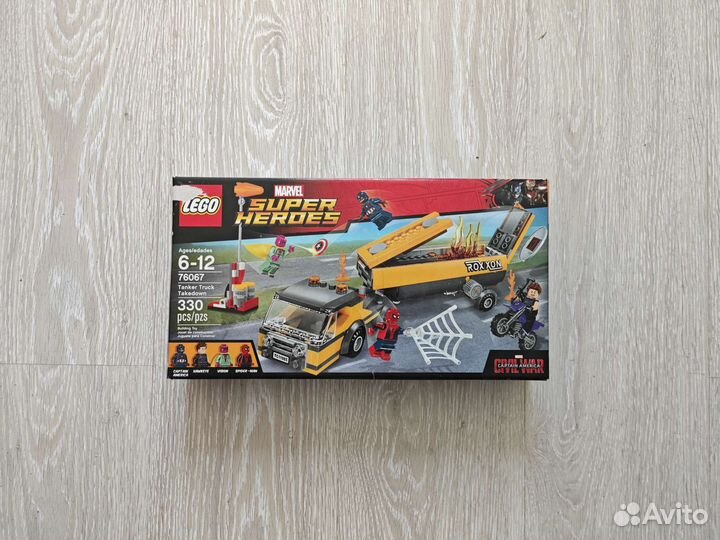 Новый Lego Marvel SH 76067 Tanker Truck Takedown