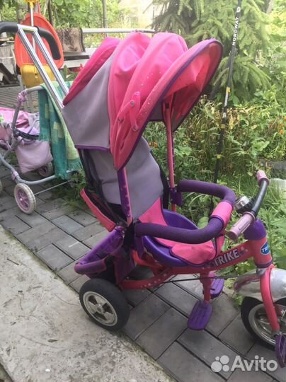 Детский велосипед с ручкой