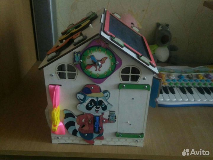 Бизиборд+рюкзак-собака и куча игрушек