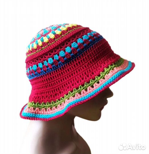 Панамы вязаные. Шляпки Новые