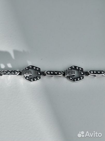 Серебряный браслет Брюс