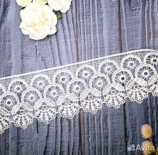 Кружево белое 6 см