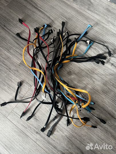 Разные переходники и сата кабели