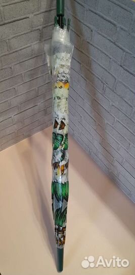 Зонт бабочки трость облегчённый полуавтомат 8 спиц