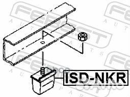 Отбойник рессоры задней (isuzu ELF) febest isd