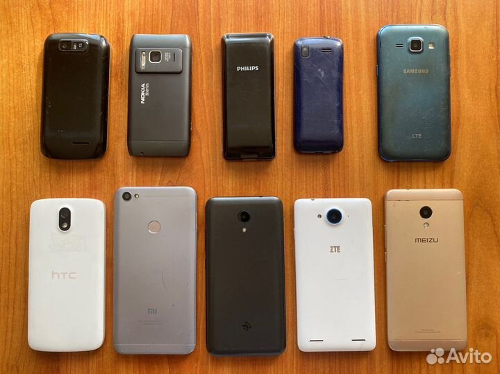 10 телефонов на запчастм