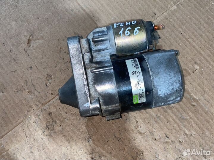 Стартер D7E6 Рено 1.4л 1.6л