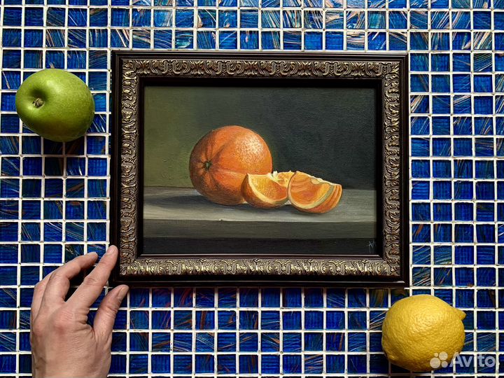 Картина с апельсином