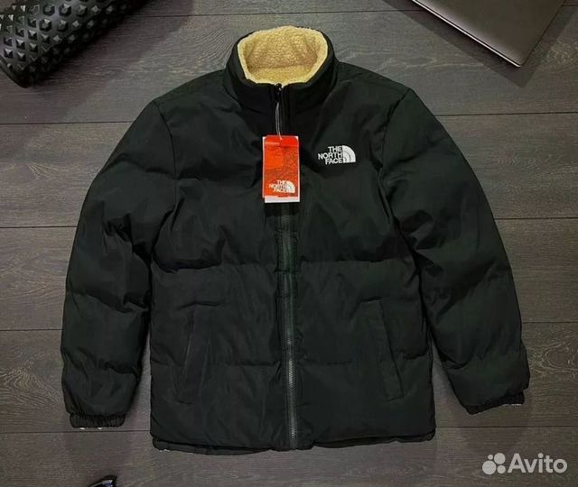 Куртка барашек двухсторонняя the north face 48,46