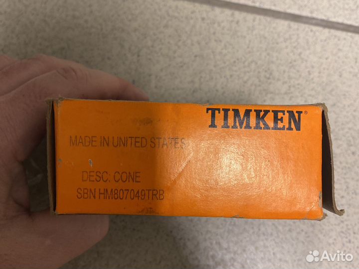 Подшипник входного вала dana spiser HM807049