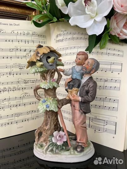 Винтажная статуэтка фарфор Европа Германия
