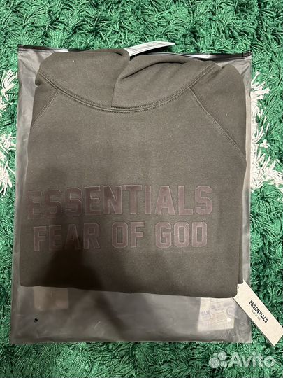 Fear of God Essentials Hoodie Off Black