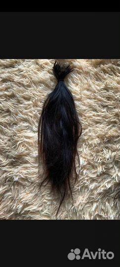 Волосы для наращивания черные бу