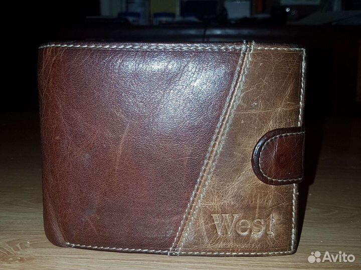 Кошелек мужской кожаный