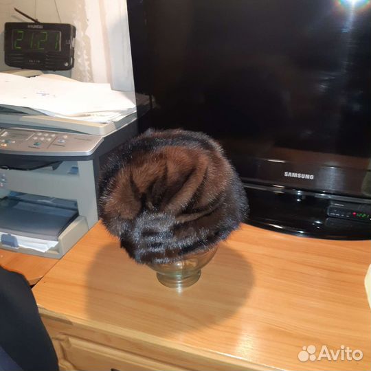 Шапка норковая женская